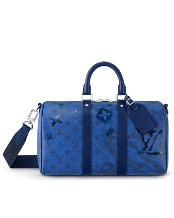 Louis Vuitton Keepall Bandouliere 35 M22573 Blue